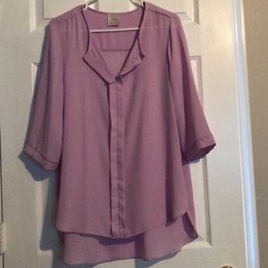 Light Purple 3/4 Shirt